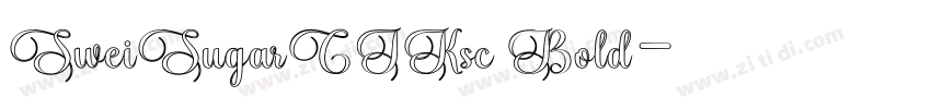 SweiSugarCJKsc Bold字体转换 SweiSugarCJKsc Bold字体转换